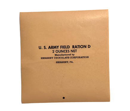D Ration Bar Wrapper 2oz (Later) Rations Frontline Rations