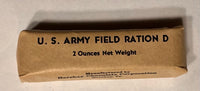 D Ration Bar Wrapper 2oz.(Early)