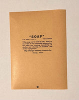 2 Ounce Soap Wrapper Soap Wrapper Frontline Rations
