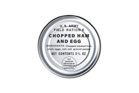 K Ration Cans Breakfast: Chopped Ham and Eggs (Black Text) Rations Frontline Rations