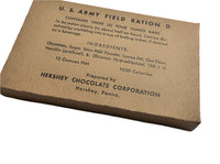D Ration Box (Three 4oz. Bar Packing Box) Rations Frontline Rations