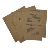 D Ration Boxes 4oz. (3 boxes) D Ration Late War Rations Frontline Rations