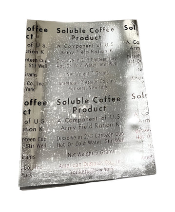 K Ration Beverage Packets Coffee Beverage Early War Rations Frontline Rations