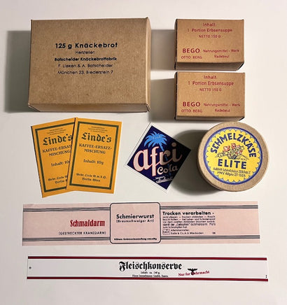 WW2 German Ration Set German ration item Frontline Rations