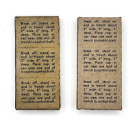 C Ration Fuel Tablet Box (Hotbox) Size A c rations Frontline Rations