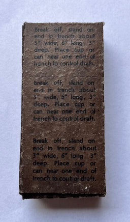 Complete C Ration Type A Hotbox Fuel Tablet c rations Frontline Rations