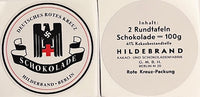 Scho Ka Kola Chocolate Tin Labels (1941, Eagle, Red Cross) Frontline Rations