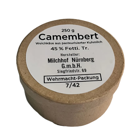 WW2 German Cheese Ration Cardboard Box Camembert Wehrmacht Packung Frontline Rations