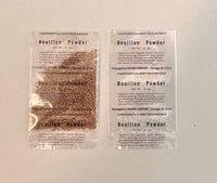 K Ration Beverage Packets Bouillon Beverage Mid to Late War Rations Frontline Rations