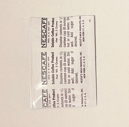 K Ration Beverage Packets Coffee Beverage Late War Rations Frontline Rations