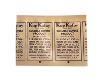 K Ration Beverage Packets Coffee Beverage Mid War Rations Frontline Rations