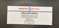 Ministry of Food (Can Label Collection) Chilli with Beans Frontline Rations