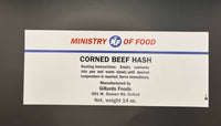 Ministry of Food (Can Label Collection) Corned Beef Hash Frontline Rations