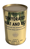 Dehydrated Meat and Rice Can (Refillable) 10 in 1 ration Frontline Rations