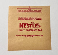 Nestle's 1 oz Sweet Chocolate Bar Wrapper Rations Frontline Rations