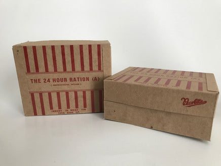 British 24 Hour Assault Ration Box with Inner Wrappers Rations Frontline Rations