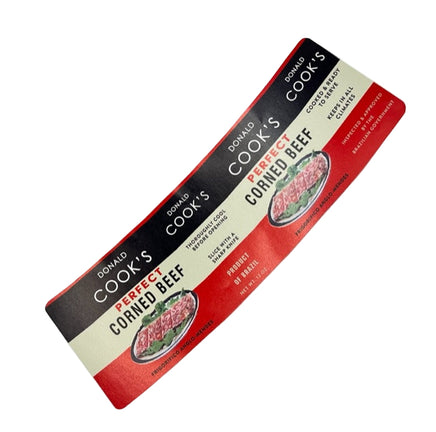 Donald Cook Corned Beef Label Rations Frontline Rations