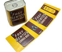 Fray Bentos Corned Beef Can Label Frontline Rations