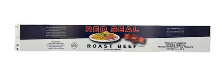 Red Seal Roast Beef Label Rations Frontline Rations