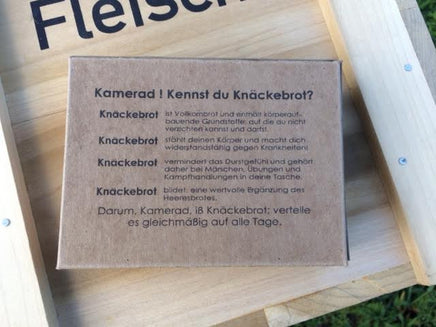 WW2 German Knackebrot Ration Box Frontline Rations