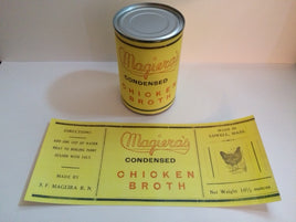 Magiera's Chicken Broth Can Label