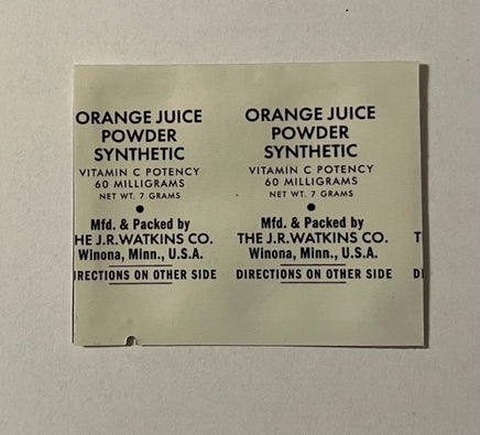 K Ration Beverage Packets Orange Beverage Late War Rations Frontline Rations