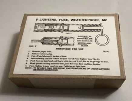 M2 Weatherproof Fuse Lighter Box ordnance Frontline Rations