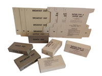 K Ration Boxes Patton Food Products Rations Frontline Rations