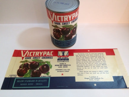 Victrypac Dark Sweet Cherries Can Label Rations Frontline Rations