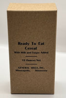 WW2 U.S. Army (10 in 1) Ready to Eat Cereal Box