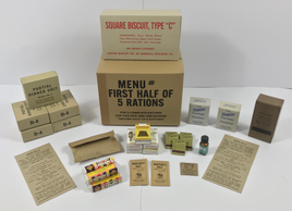 10 in 1 Ration First Half of 5 Rations Kit (Menu #4)