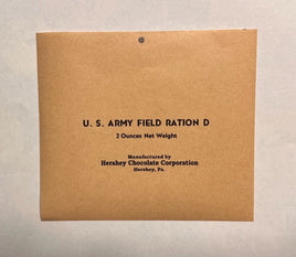 D Ration Bar Wrapper 2oz.(Early)