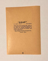 WW2 U.S, Army 2 Ounce Soap Wrapper (10 in 1)