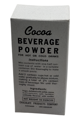 10 in 1 Cocoa Beverage Powder Box Rations Frontline Rations