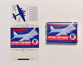 Baker's Flying Fortress Chocolate Wrapper Rations Frontline Rations