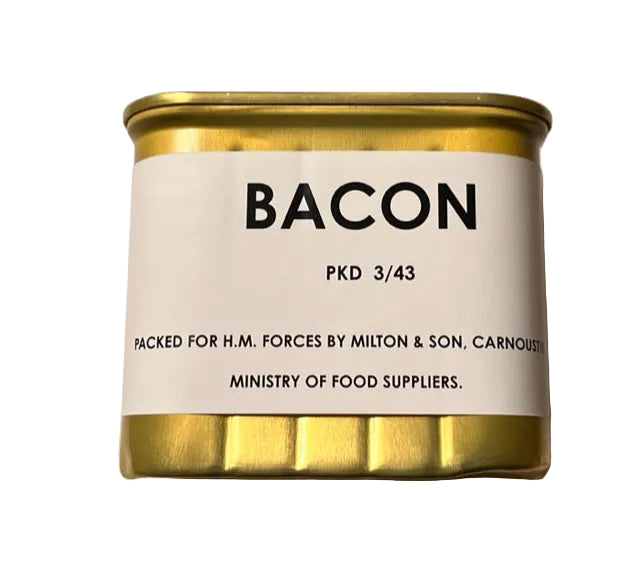 German Ration Can British Army Bacon Can Label| Frontline Rations