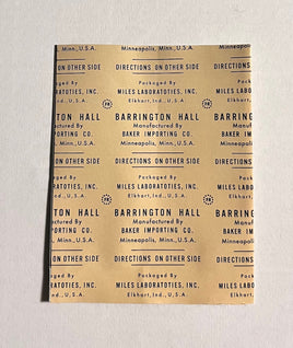 C Ration Barrington Hall Coffee Packet