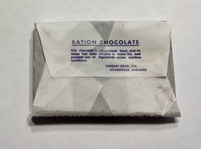 Fry's Ration Box Cadbury's Ration Chocolate Wrapper| Frontline Rations
