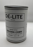 De-Lite Golden Corn Creamed Style Label