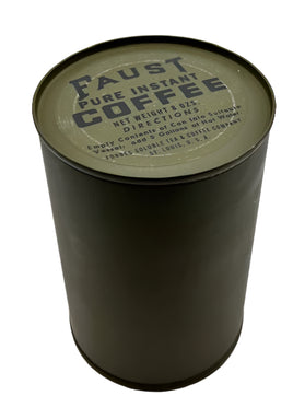 8 oz Faust Coffee Can (Refillable) 10 in 1 ration Frontline Rations