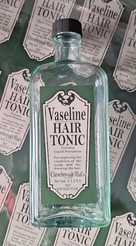 WW2 Vaseline Hair Tonic Bottle Label