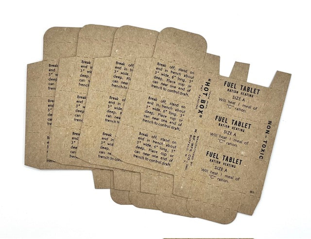 C Ration Fuel Tablet Box (Hotbox) Size A| Frontline Rations