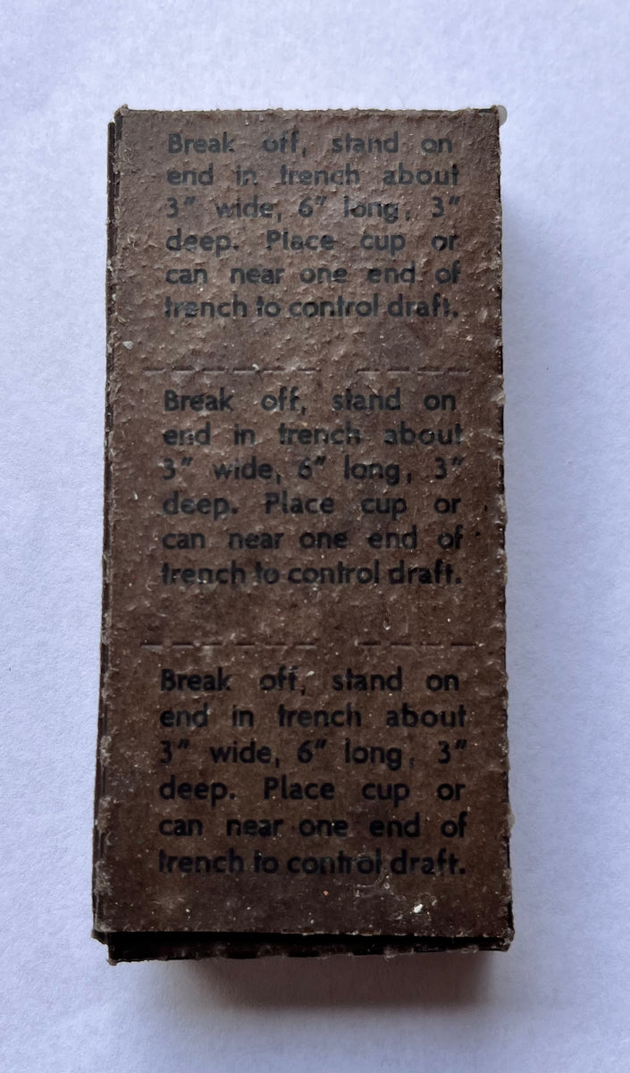 Complete C Ration Type A Hotbox Fuel Tablet| Frontline Rations