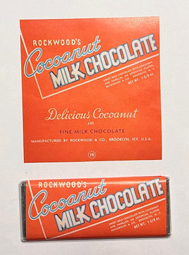 Rockwood's Cocoanut Milk Chocolate Wrapper