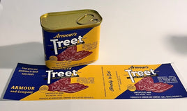 Armour's Treet Meat Label can label Frontline Rations