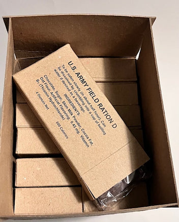 D Ration Box Kits Early war (1941 - 1943) Rations Frontline Rations