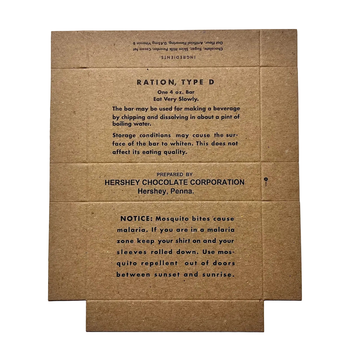 D Ration Box 4oz (Later)| Frontline Rations