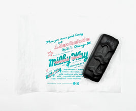 Milk Way candy bar packaging with text on a white background