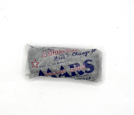 Mars candy bar wrapper on a white background