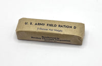 U.S. Army Field Ration D package on a white background